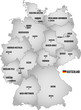 Deutschlandkarte.