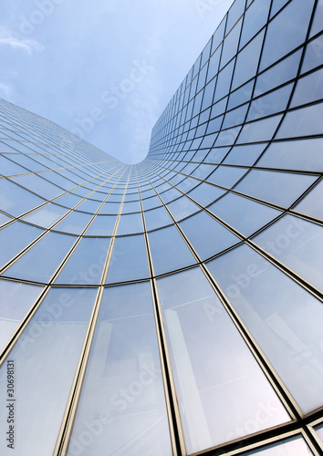 Photo: Skyscraper, low angle, abstract view Skyscraper, low angle, abstract view