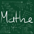 Mathematik Schrift auf Tafel Mathematik Schrift auf Tafel