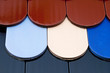 Dachplatten,bunt