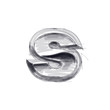 3d metal letters sketch - s. Eps10