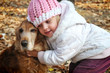 Girl and dog