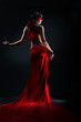 The girl in the red The girl in the red
