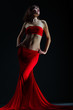 The girl in the red The girl in the red