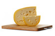 piece of cheese isolated on a white background piece of cheese isolated on a white background