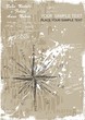 grunge compass poster
