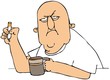 Illustration: Coffee And A Cigarette Coffee And A Cigarette