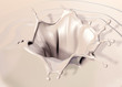 Astonishing milk / cocoa splash