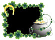 Pot of gold and horseshoe