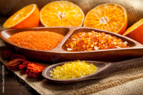Foto: Orange bath salt Orange bath salt