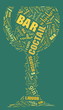 Goblet of bar words Goblet of bar words