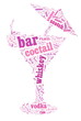 Wordcloud: goblet of bar words Wordcloud: goblet of bar words