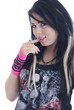 Rock chick in pink