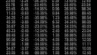 Moving digits as prompt or a moving background.