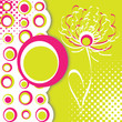Sfondo floreale retro - Floral vintage template design Sfondo floreale retro - Floral vintage template design