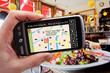 Foto: restaurant finder on the smartphone restaurant finder on the smartphone