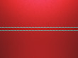 Red luxury stitched leather background