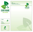CI Corporate Identity Briefpapier Visitenkarte Florisitk Garten