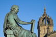 David Hume Monument and St Giles Cathedral, Edinburgh David Hume Monument and St Giles Cathedral, Edinburgh