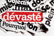 dévasté