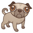 Pug Puppy Cartoon