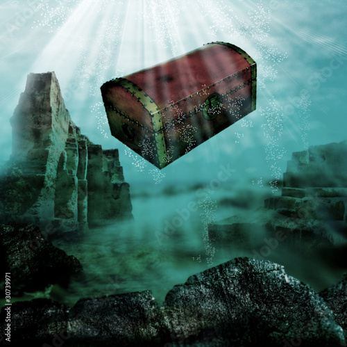 Foto: Sinking treasure chest Sinking treasure chest