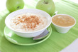 Milchreis mit Apfelmus