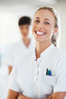 Happy female doctor
