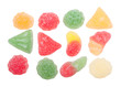 sugar coated gumdrops isolated sugar coated gumdrops isolated