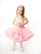 Pretty preschool ballerina