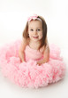 Pretty preschool ballerina
