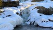 Sunrise Winter Waterfall Sunrise Winter Waterfall