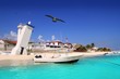 Puerto Morelos beach Mayan riviera Caribbean sea Puerto Morelos beach Mayan riviera Caribbean sea