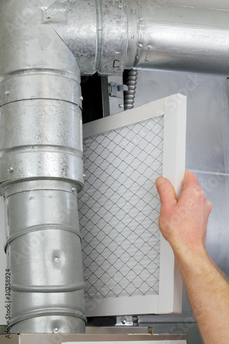 Photo: Replace Home Air Filter Replace Home Air Filter