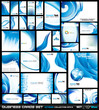 Corporate Business Card Collection: Blue Waves Corporate Business Card Collection: Blue Waves