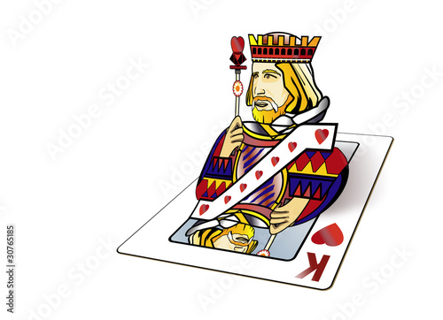 Illustration: Roi de coeur - Sortir da la carte Roi de coeur - Sortir da la carte