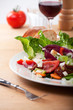 Detail aus frischen gemischten Salat Detail aus frischen gemischten Salat