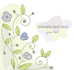 Illustration: Spring floral background Spring floral background