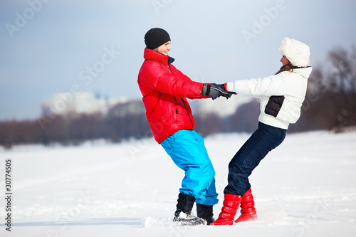 Photo: Young couple fun Young couple fun