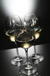 Glasses of white wine