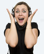 Girl Listening to Music