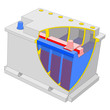 car battery (assembly drawing)