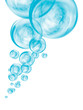 bulles bleues