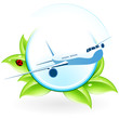 Green eco icon