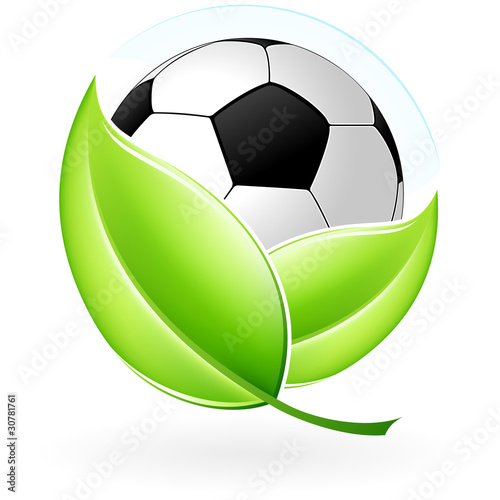 Vector: Icon with football Icon with football