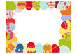 Easter eggs frame Easter eggs frame
