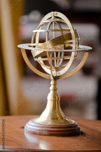 Photo: Metal armillary sphere Metal armillary sphere