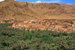 Photo: panorama of a village among Moroccan hills panorama of a village among Moroccan hills