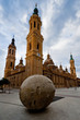 Photo: El Pilar cathedral in Zaragoza, Spain El Pilar cathedral in Zaragoza, Spain