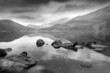 Lake and mountains
